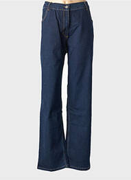 Jeans coupe droite stretch taille normale bleu NO SECRET femme