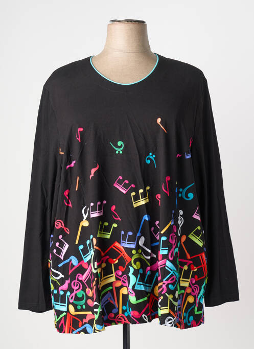 T-shirt manches longues manches longues noir MONA LISA femme