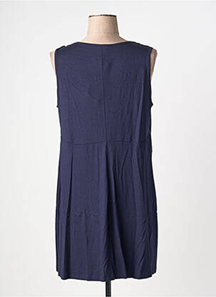 Tunique sans manche tissage jersey bleu fonce SEE YOU femme