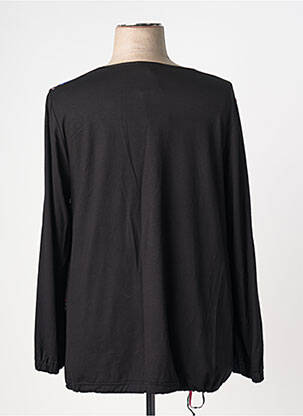 T-shirt imprimé fantaisie manches longues noir KJBRAND femme