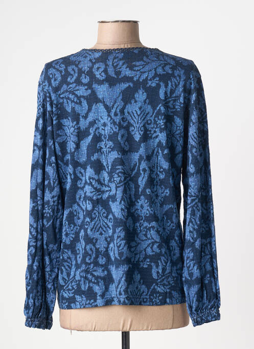 T-shirt manches longues manches longues bleu SIGNATURE femme