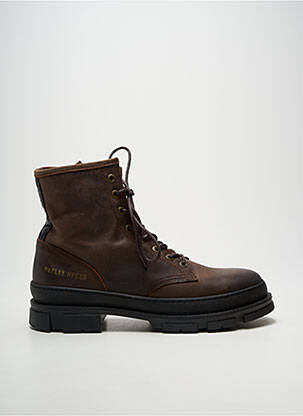 Bottines/boots fermeture lacets talon bas marron REPLAY homme