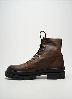 Bottines/boots fermeture lacets talon bas marron REPLAY homme