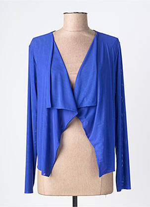 Gilet manches longues manches longues bleu INDIES femme