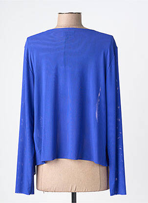 Gilet manches longues manches longues bleu INDIES femme