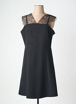 Robe courte sans manche sans manche noir ONE STEP femme