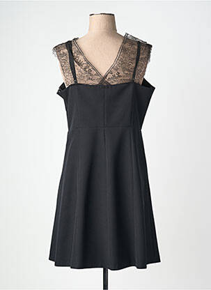 Robe courte sans manche sans manche noir ONE STEP femme