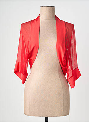 Boléro manches 3/4 rouge FUEGO WOMAN femme