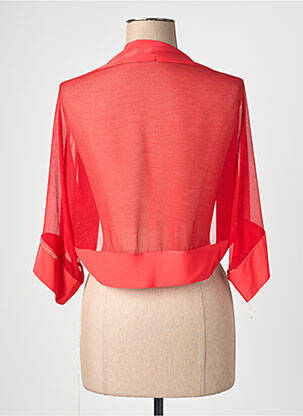 Boléro manches 3/4 rouge FUEGO WOMAN femme