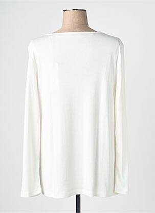 Top col rond manches longues blanc STREET ONE femme