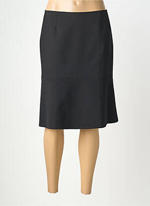 Jupe mi-longue coupe droite noir BETTY BARCLAY femme