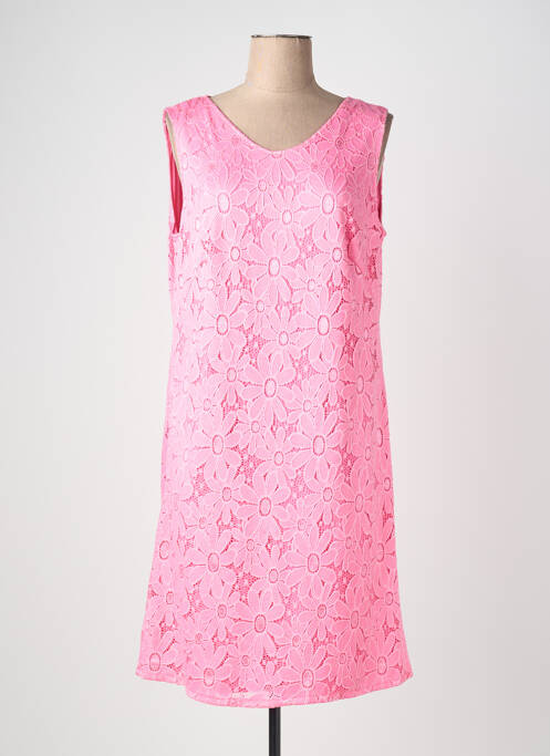 Robe mi-longue sans manche sans manche rose BETTY BARCLAY femme