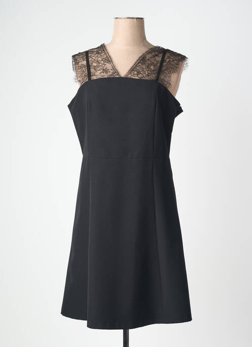 Robe courte sans manche sans manche noir ONE STEP femme