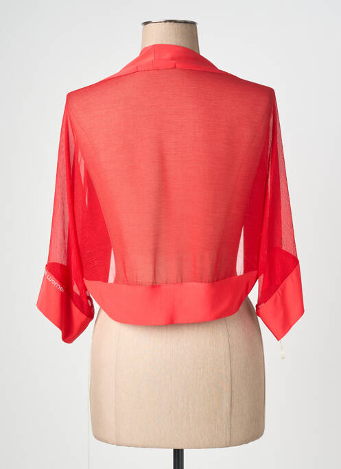 Boléro manches 3/4 rouge FUEGO WOMAN femme