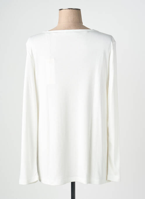 Top col rond manches longues blanc STREET ONE femme