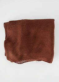 Foulard effet matière satinée marron BETTY BARCLAY femme