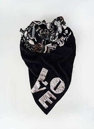 Echarpe maille fine noir BETTY BARCLAY femme