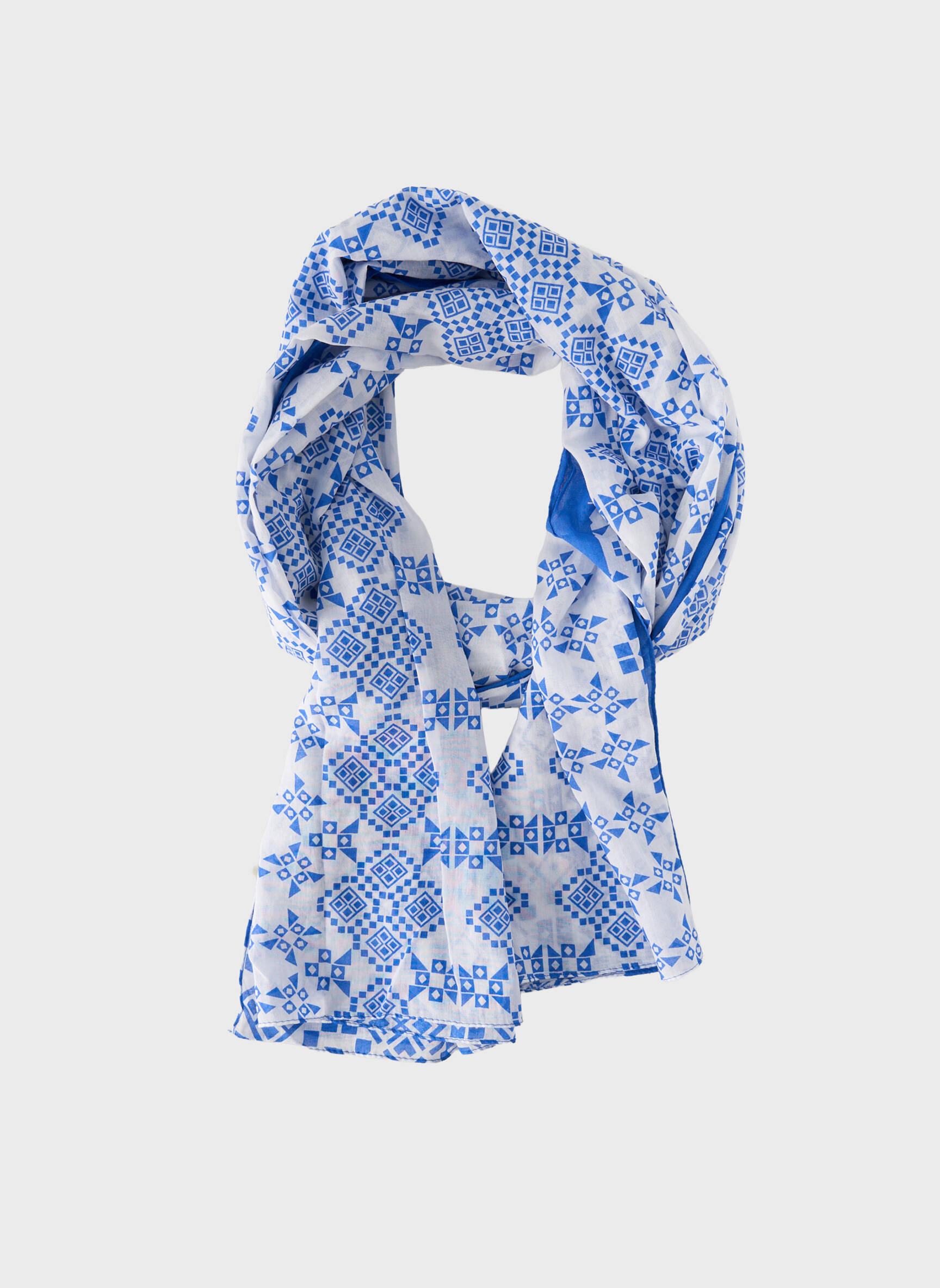 Foulard tissage popeline bleu GENTLEMAN FARMER homme