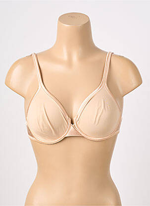 Soutien-gorge effet matière satinée haut soutien-gorge emboitant chair LEJABY femme