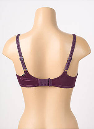 Soutien-gorge légère et transparente haut soutien-gorge emboitant violet EMPREINTE femme