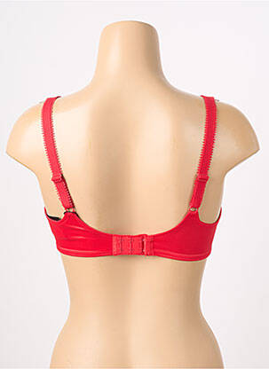 Soutien-gorge légère et transparente haut soutien-gorge emboitant rouge EMPREINTE femme