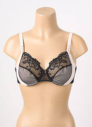 Soutien-gorge légère et transparente haut soutien-gorge emboitant noir SIMONE PERELE femme