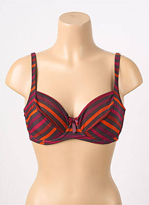 Soutien-gorge légère et transparente haut soutien-gorge emboitant orange MARIE JO femme