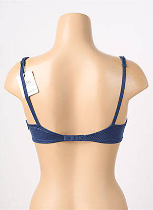 Soutien-gorge effet matière satinée haut soutien-gorge balconnet bleu MARIE JO femme