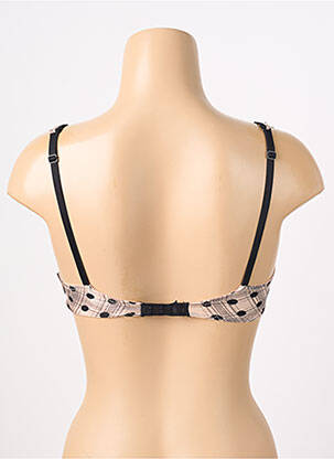 Soutien-gorge effet matière satinée haut soutien-gorge balconnet beige MARIE JO femme