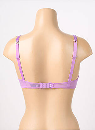 Soutien-gorge légère et transparente haut soutien-gorge emboitant violet IMPLICITE femme