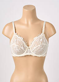 Soutien-gorge légère et transparente haut soutien-gorge emboitant beige LISE CHARMEL femme