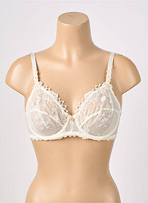 Soutien-gorge légère et transparente haut soutien-gorge emboitant beige LISE CHARMEL femme