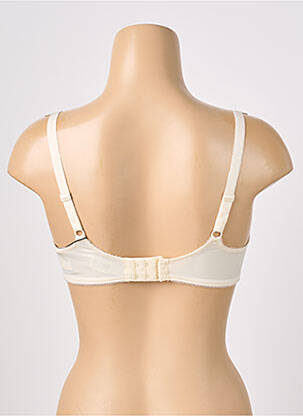 Soutien-gorge effet matière satinée haut soutien-gorge emboitant beige EMPREINTE femme