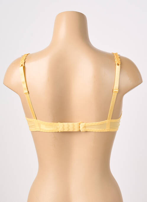 Soutien-gorge légère et transparente haut soutien-gorge emboitant jaune BARBARA femme