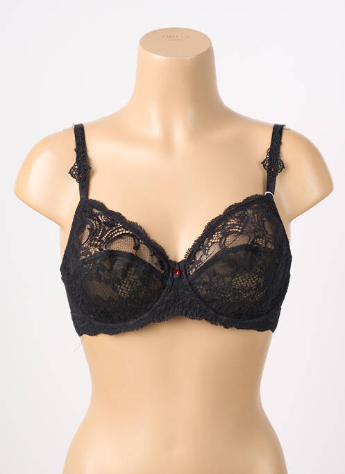 Soutien-gorge légère et transparente haut soutien-gorge emboitant noir LISE CHARMEL femme