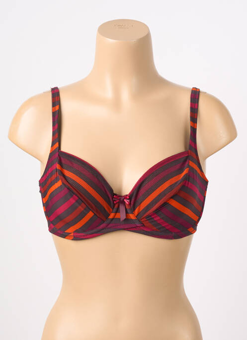 Soutien-gorge légère et transparente haut soutien-gorge emboitant orange MARIE JO femme