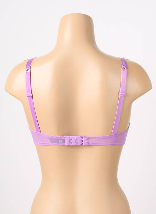 Soutien-gorge légère et transparente haut soutien-gorge emboitant violet IMPLICITE femme