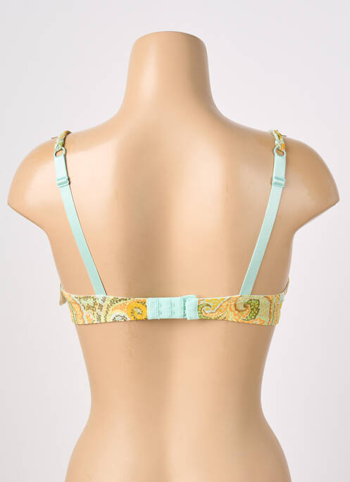 Soutien-gorge effet matière satinée haut soutien-gorge emboitant jaune AUBADE femme