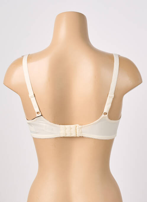 Soutien-gorge effet matière satinée haut soutien-gorge emboitant beige EMPREINTE femme