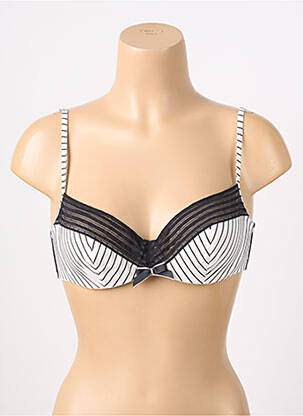 Soutien-gorge effet matière satinée haut soutien-gorge emboitant noir MARIE JO femme