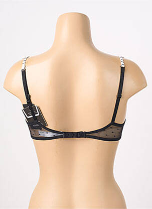 Soutien-gorge effet matière satinée haut soutien-gorge emboitant noir MARIE JO femme