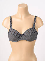 Soutien-gorge effet matière satinée haut soutien-gorge emboitant gris MARIE JO femme