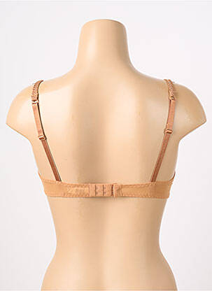 Soutien-gorge effet matière satinée haut soutien-gorge balconnet orange BARBARA femme