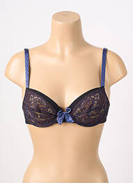 Soutien-gorge légère et transparente haut soutien-gorge emboitant noir LOU femme