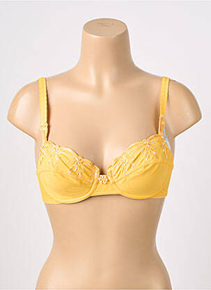 Soutien-gorge haut soutien-gorge balconnet haut soutien-gorge balconnet jaune LOU femme
