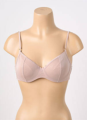Soutien-gorge effet matière satinée haut soutien-gorge emboitant rose MARIE JO femme