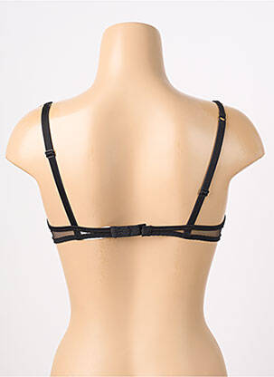 Soutien-gorge effet matière satinée haut soutien-gorge balconnet noir ALLUMETTE femme