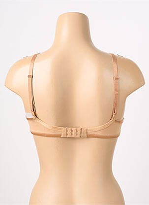 Soutien-gorge effet matière satinée haut soutien-gorge emboitant chair LEJABY femme