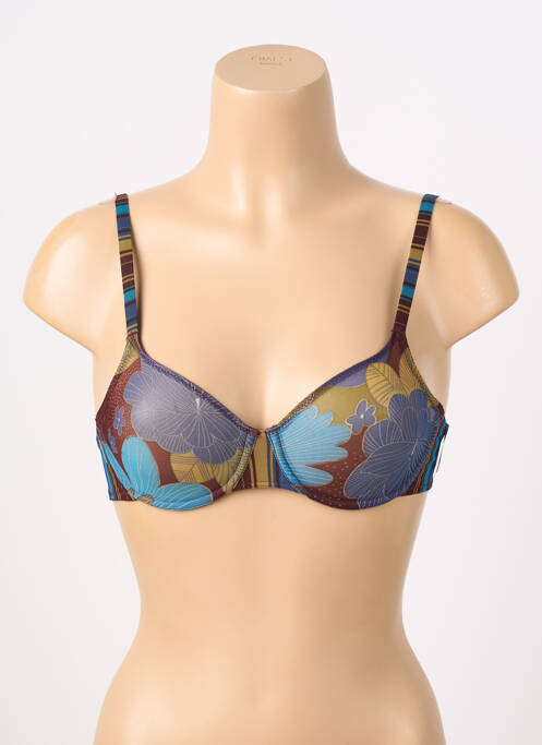 Soutien-gorge légère et transparente haut soutien-gorge emboitant bleu MARIE JO femme
