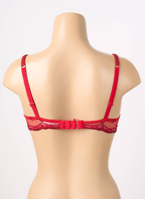 Soutien-gorge légère et transparente haut soutien-gorge emboitant rouge LOU femme